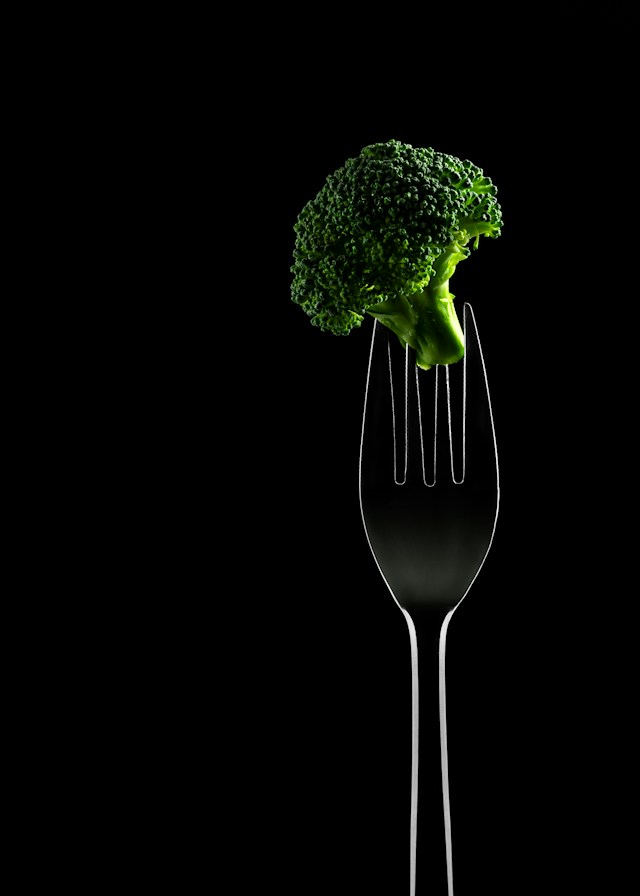 is broccoli keto broccoli impaled on a fork